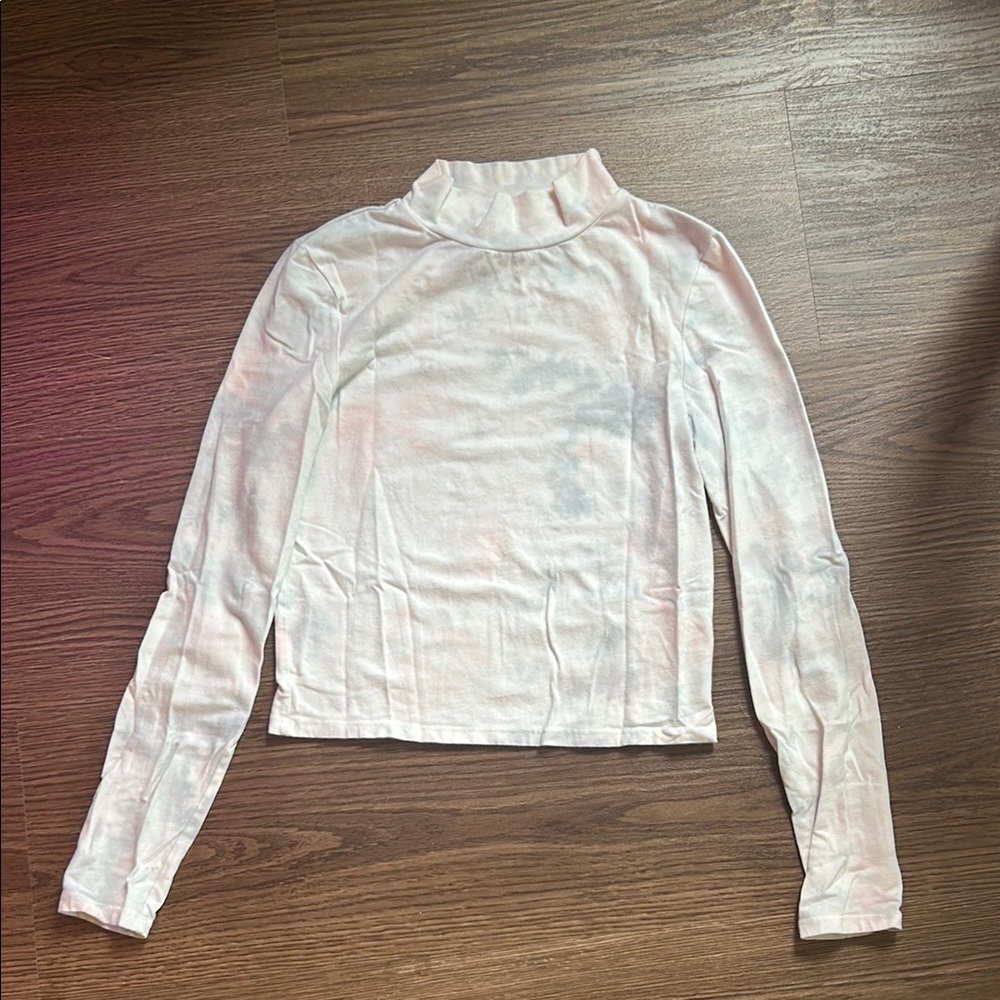 Pastel tie dye Long Sleeve Women's Top